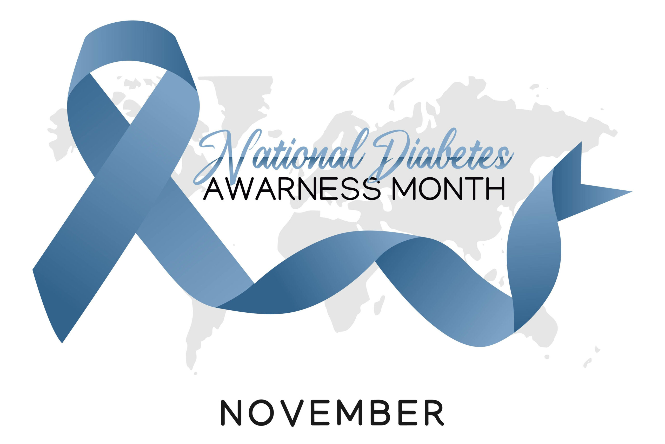 national diabetes awareness month vector illustration